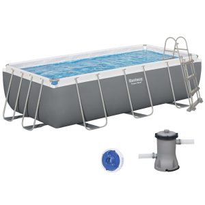 Basen stelażowy prostokątny Bestway 56441 (404х201х100 cm) z filtrem wkładowym i drabinką