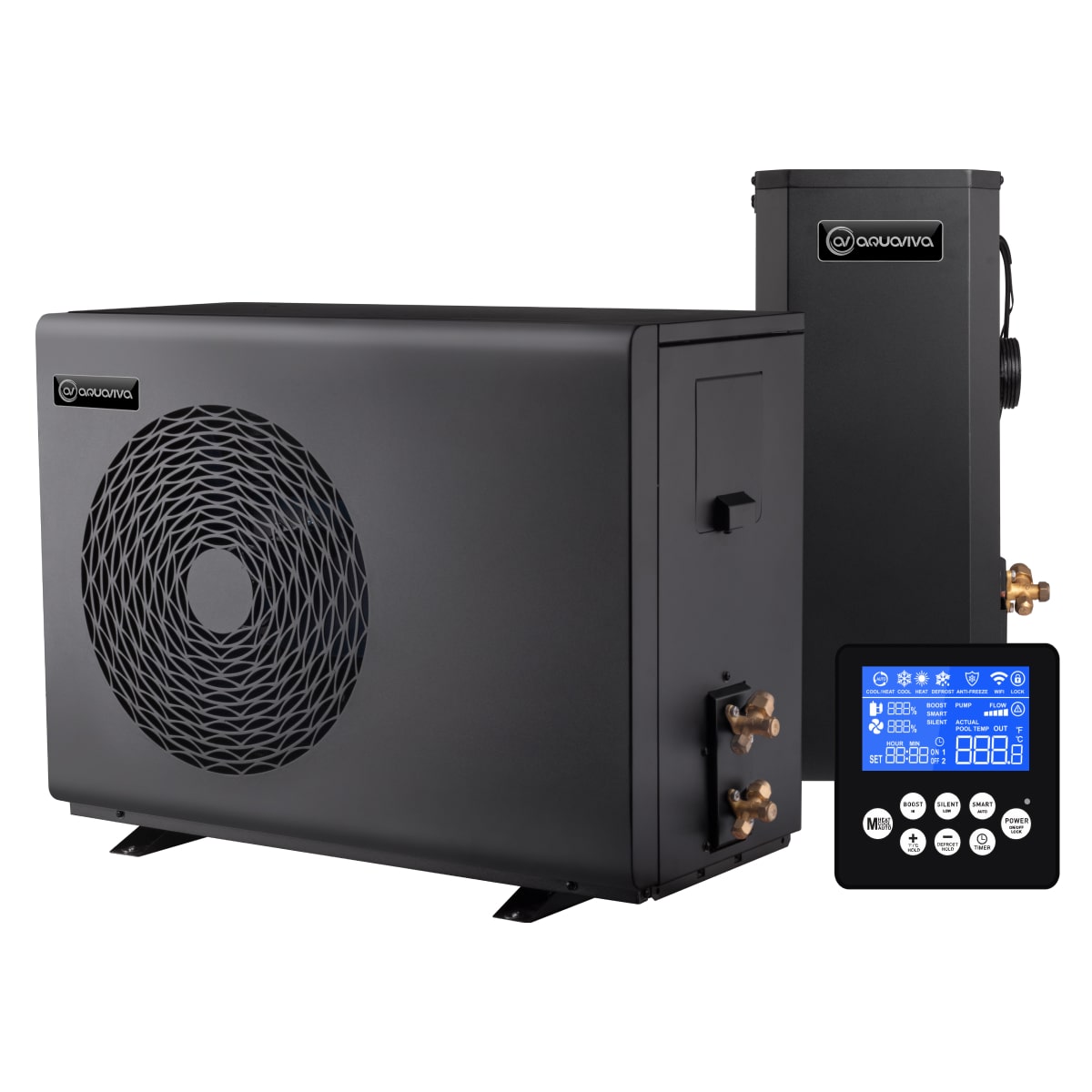 Inwerterowa pompa ciepła do basenu Aquaviva Superior Split 12 (12.02 kW)