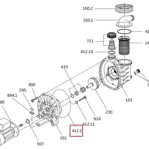 Pierścień uszczelniający obudowy pompy Speck BADU PICCO ІІ, 158х6 mm (292.1541.220)